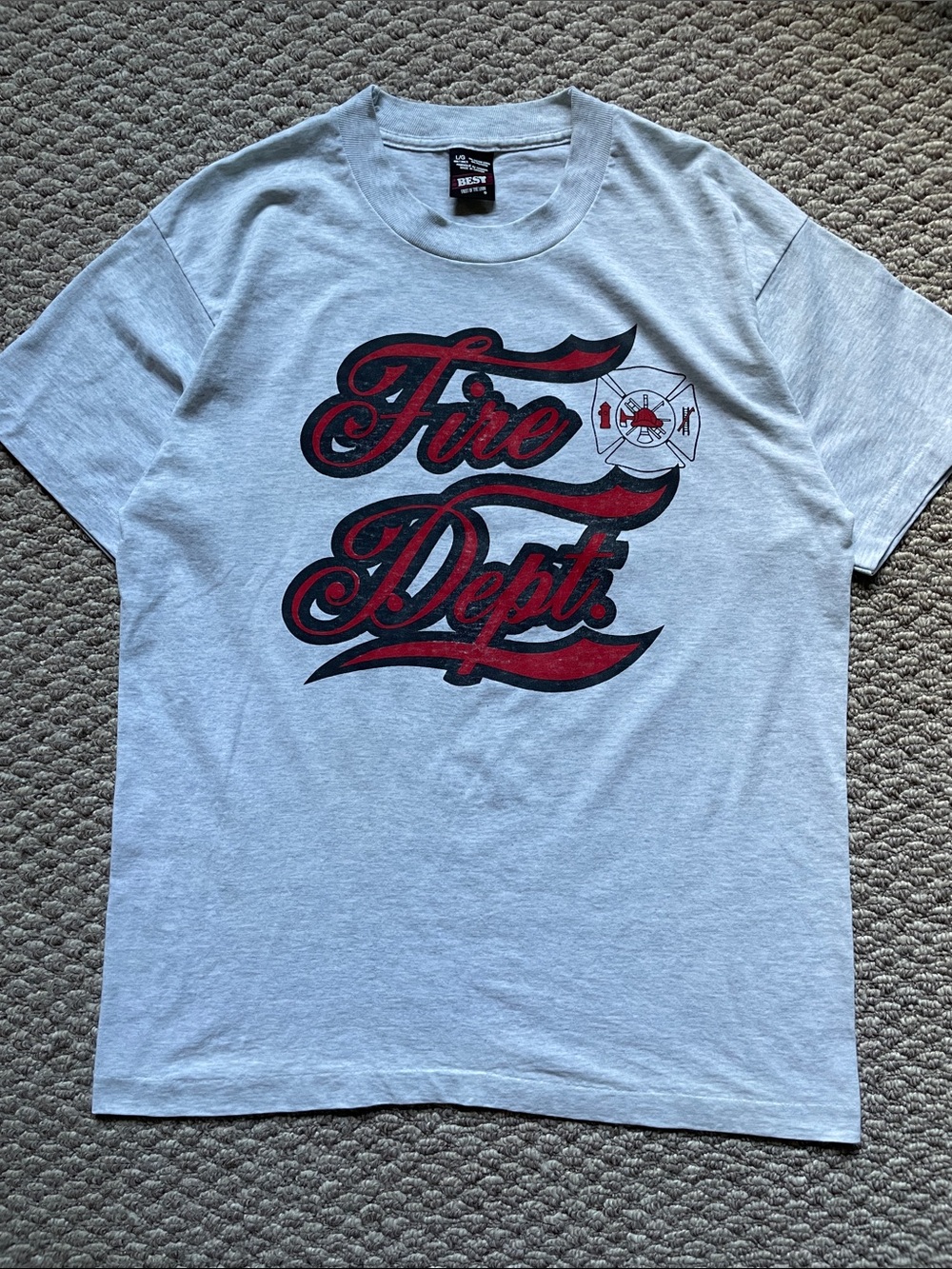 Vintage Fire department t shirt